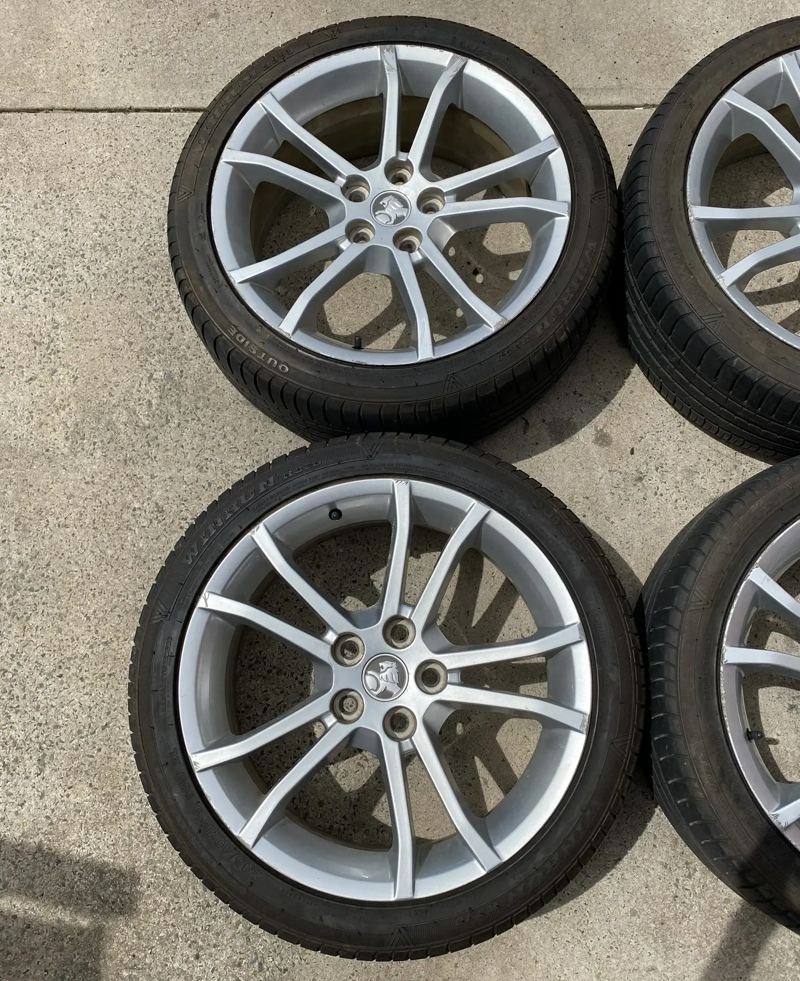 Wheels collected via mobile service before restoration