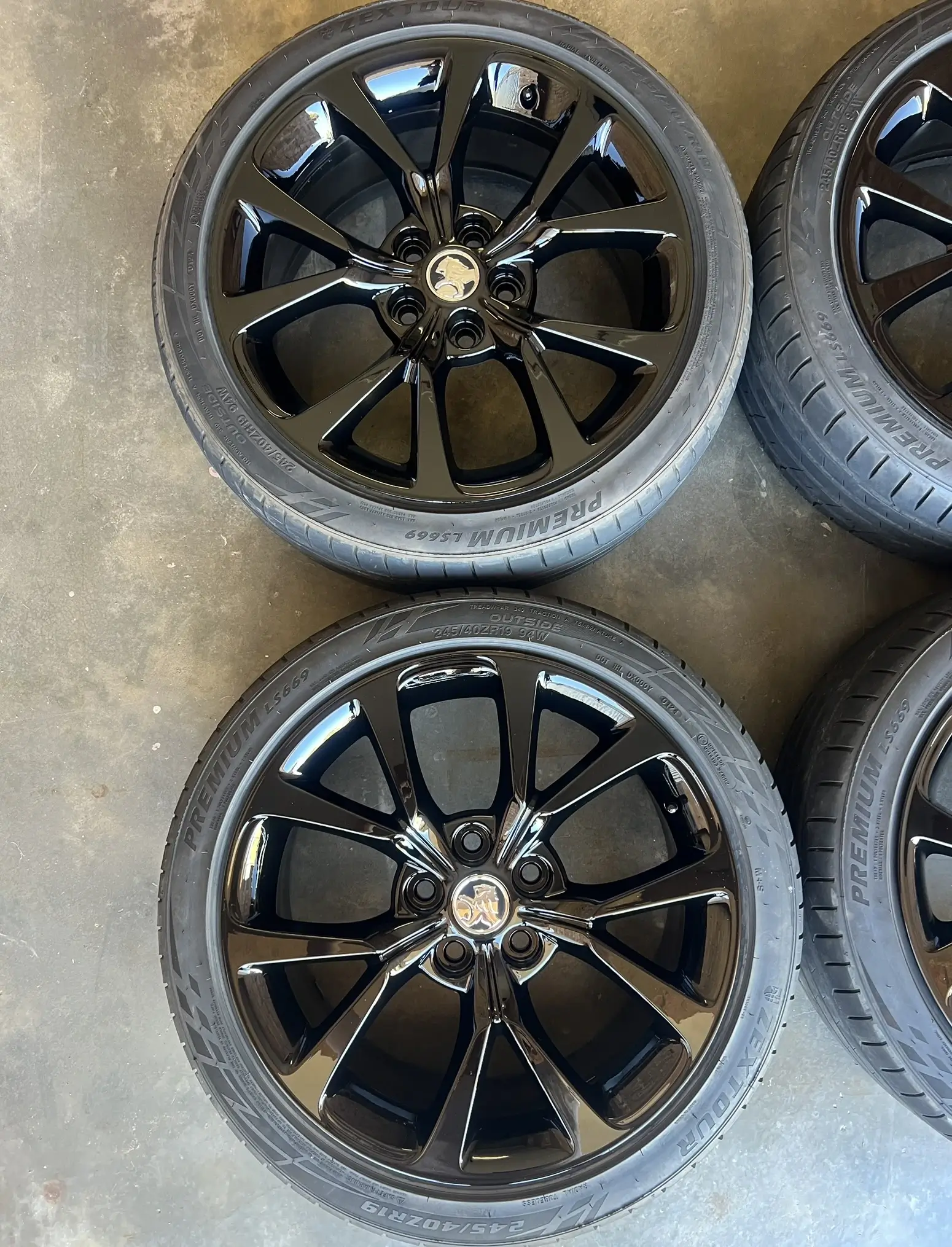 Restored wheels delivered to customer's location