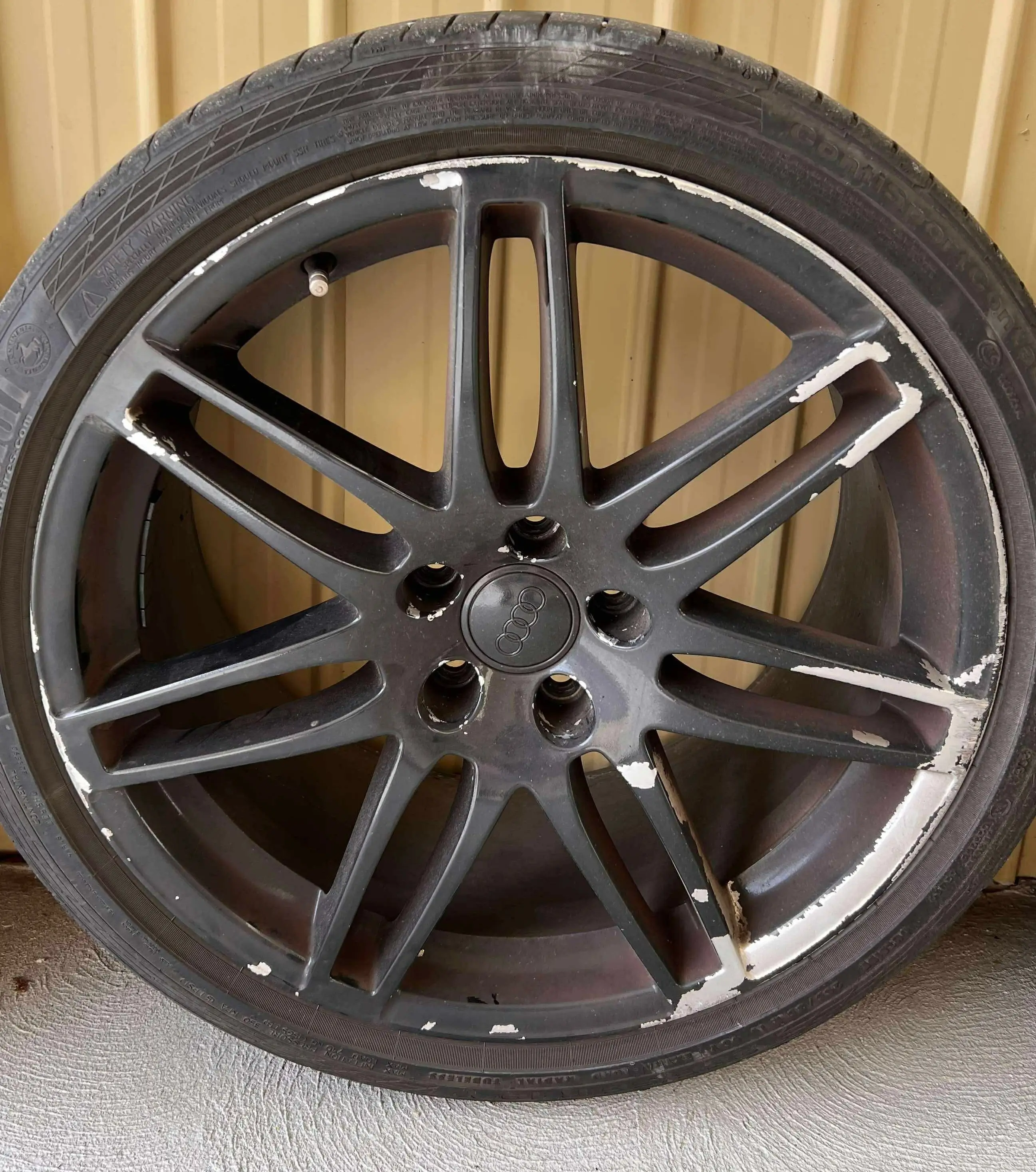 Sport Wheel Restoration before restoration